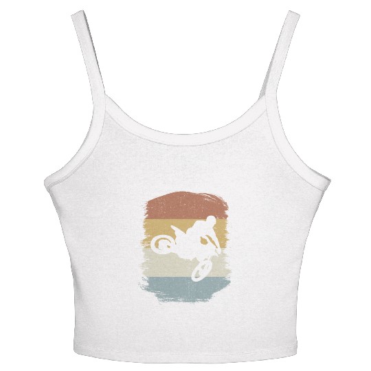 Dirt Bike MX Motocross Supercross Women's Spaghetti Strap Tank Top