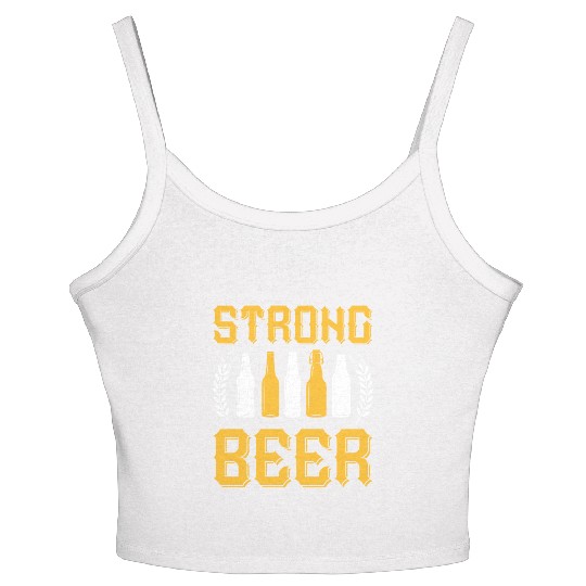 STRONG BEER Women's Spaghetti Strap Tank Top