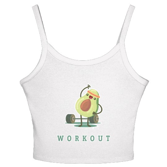 Avocado Workout Women's Spaghetti Strap Tank Top