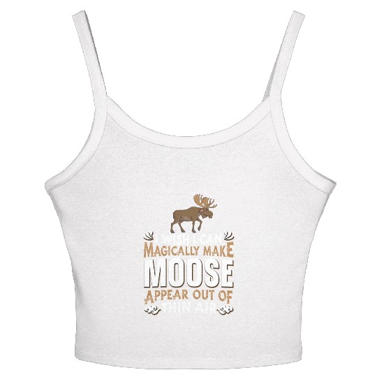 Moose Elk Hunting Women's Spaghetti Strap Tank Top