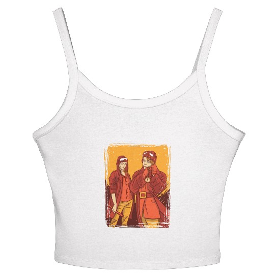 Pilots women art Pilots women art gift inspiration Women's Spaghetti Strap Tank Top