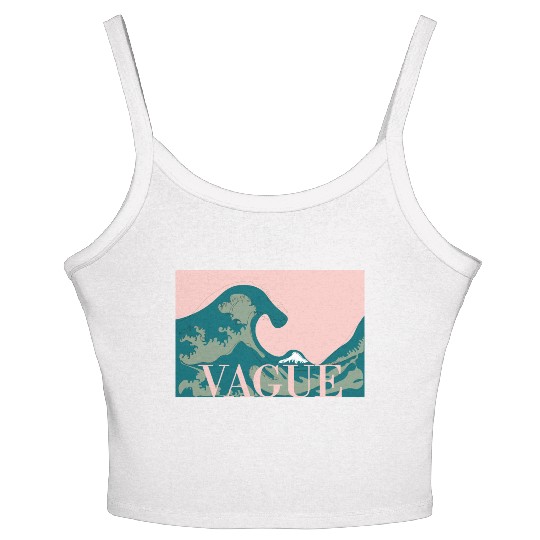 La Grande Vague - The Great Wave Women's Spaghetti Strap Tank Top
