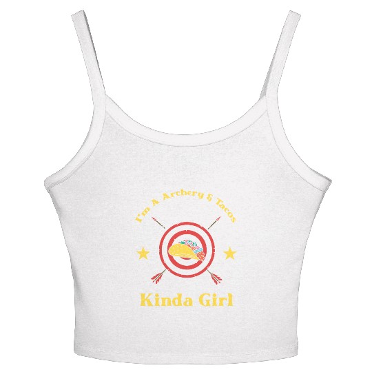 Archery & Tacos Archer Women's Spaghetti Strap Tank Top