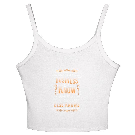 Entrepreneur Work Company Success Women's Spaghetti Strap Tank Top