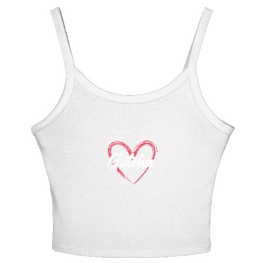 Gotcha Heart Adoption Women's Spaghetti Strap Tank Top