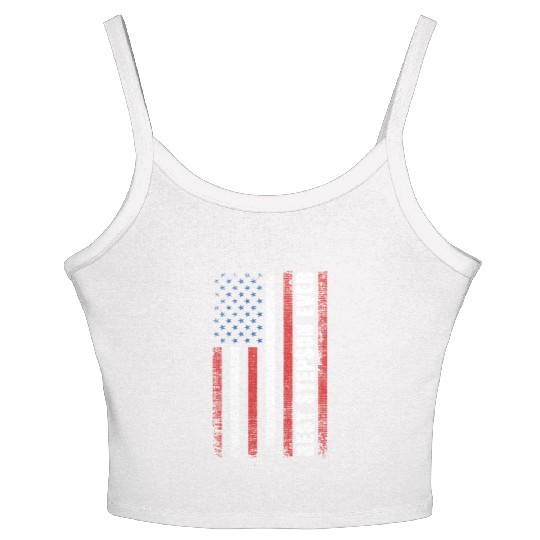 Best Step Son Ever 4th of July Independence Day US Women's Spaghetti Strap Tank Top