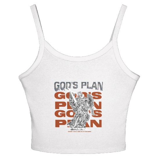 Gods Plan Streetwear Design Women's Spaghetti Strap Tank Top