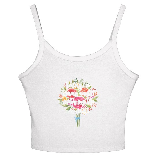 Proud Bonus Aunt Blessed Bonus Auntie Gift Women's Spaghetti Strap Tank Top
