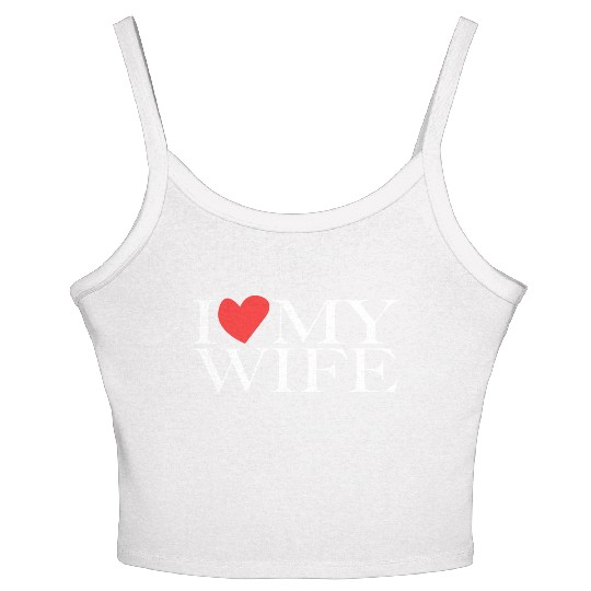 I love my wife Women's Spaghetti Strap Tank Top