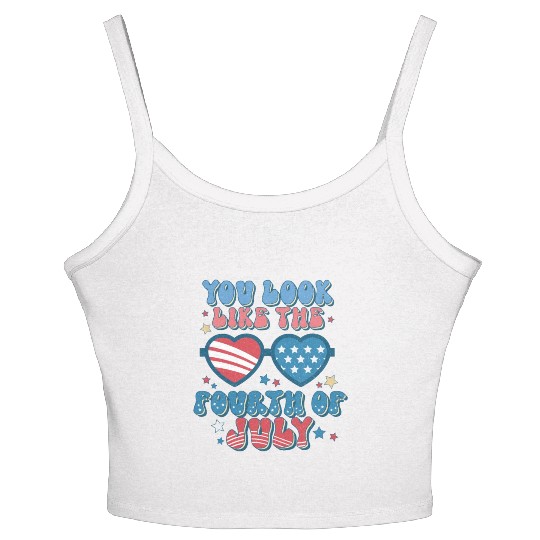 You Look Like The Fourth Of July Women's Spaghetti Strap Tank Top