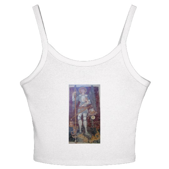 Saint Michael Women's Spaghetti Strap Tank Top