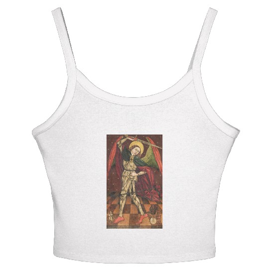 Saint Michael in Bakabánya Women's Spaghetti Strap Tank Top