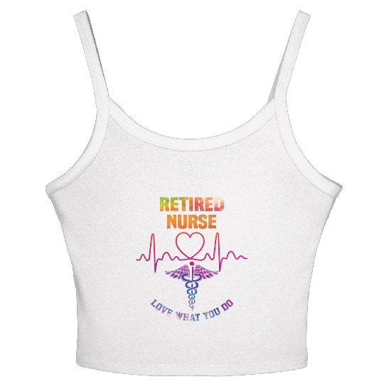 Retired nurse - Love what you do Women's Spaghetti Strap Tank Top