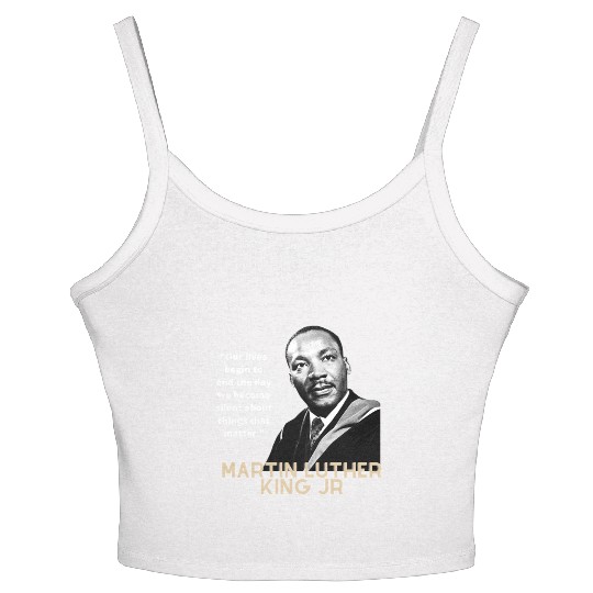 MARTIN LUTHER KING JR QUOTE Women's Spaghetti Strap Tank Top