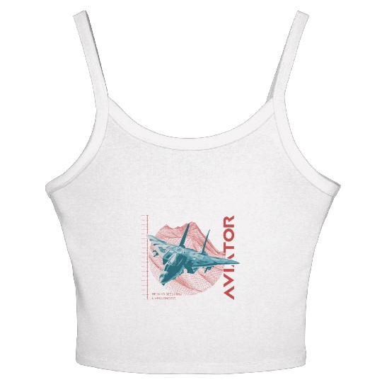 Aviator F-14 Tomcat Women's Spaghetti Strap Tank Top