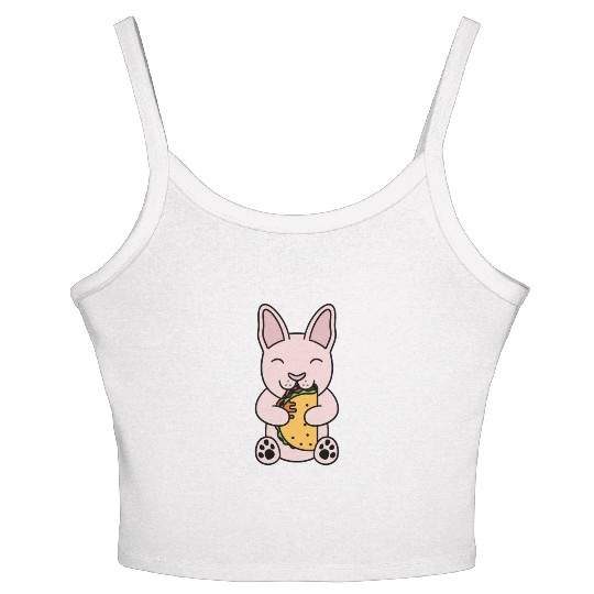 Sphynx Cat Taco Lover Women's Spaghetti Strap Tank Top