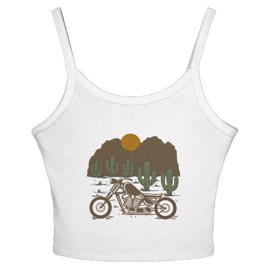 BROTHERHOOD DESERT Women's Spaghetti Strap Tank Top
