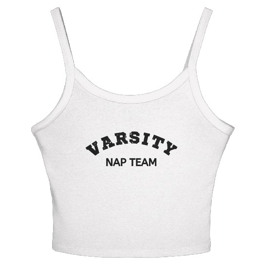 Varsity Nap Team Women's Spaghetti Strap Tank Top