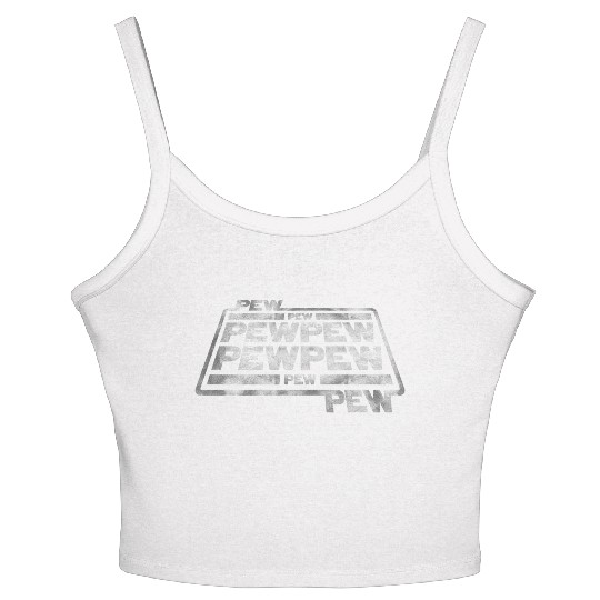 Pew Pew Pew Women's Spaghetti Strap Tank Top