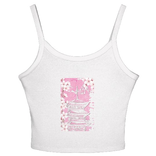 Cherry Blossom Cherry Blossom Festival Blossom Women's Spaghetti Strap Tank Top