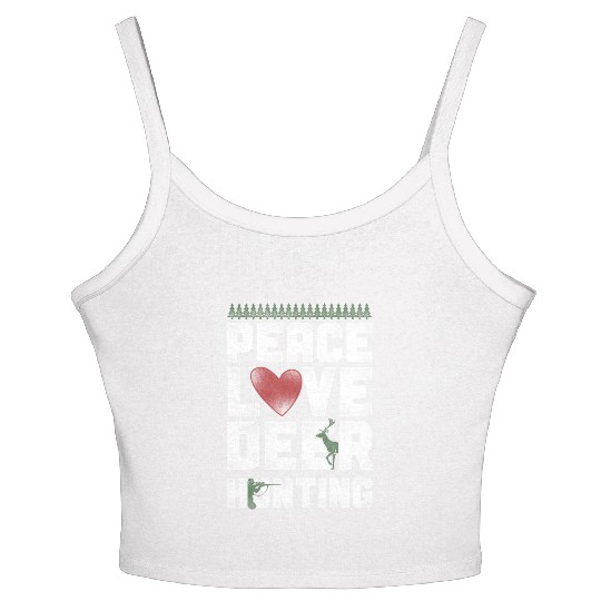 Buck Deer Hunting Hunter Vintage Women's Spaghetti Strap Tank Top