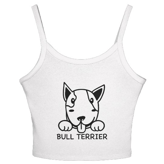 Bull terrier Women's Spaghetti Strap Tank Top