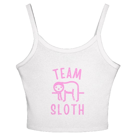 Team Sloth Women's Spaghetti Strap Tank Top