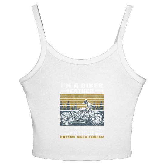 Motorbike Chopper Racing Cross Women's Spaghetti Strap Tank Top