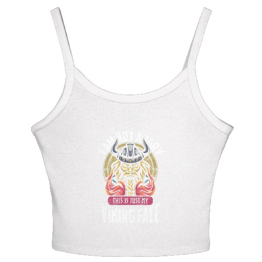 Vikings Mythology Valhalla People Women's Spaghetti Strap Tank Top