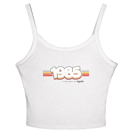 1985 the birth of legends Women's Spaghetti Strap Tank Top