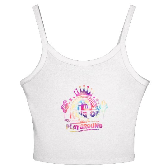 King of the Playground Back to School Women's Spaghetti Strap Tank Top