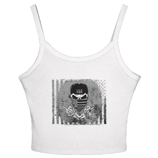 Wear American Warrior Women's Spaghetti Strap Tank Top