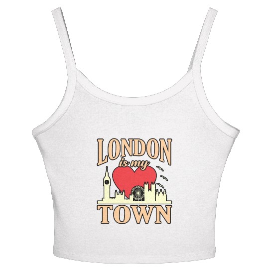London Funny Gift Idea Women's Spaghetti Strap Tank Top