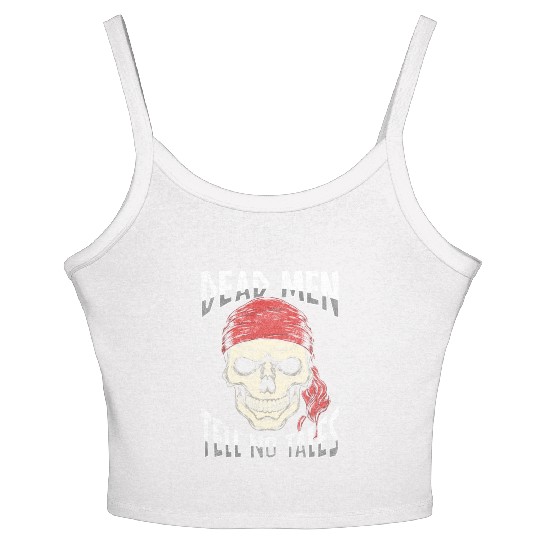 Pirate Treasure Grappling Hook Sailing Women's Spaghetti Strap Tank Top