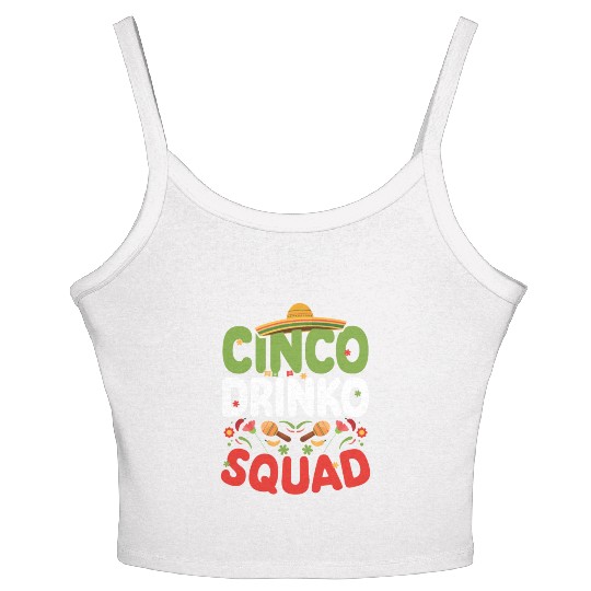 Cinco De Drinko | Bourbon Drinker Women's Spaghetti Strap Tank Top | Whisky