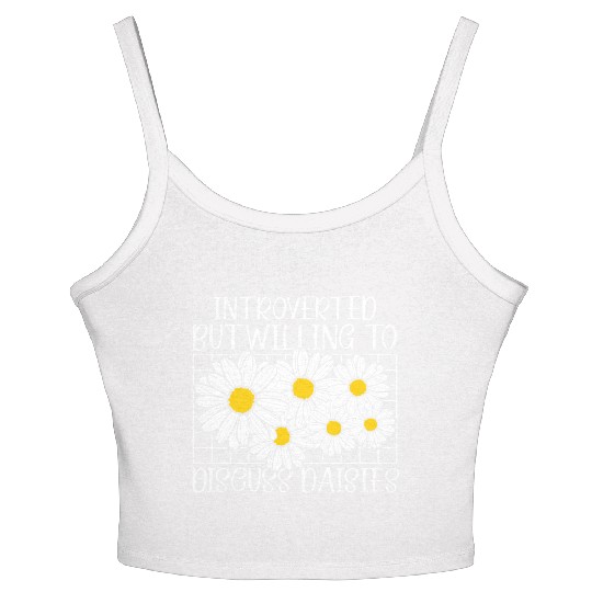 Daisy Garden Gardening Gardener Women's Spaghetti Strap Tank Top