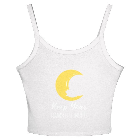 Keep Hamster Inside Pet Lover Gift Women's Spaghetti Strap Tank Top
