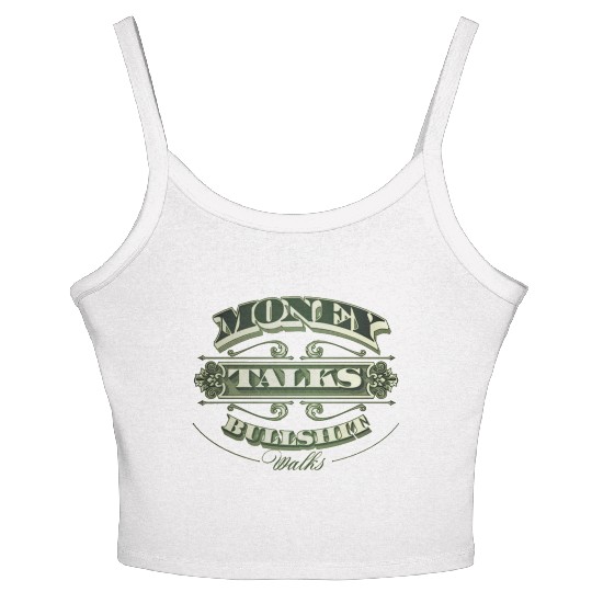 Money Talks Women's Spaghetti Strap Tank Top