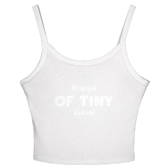 Principal Of Tiny Humans - Teacher Women's Spaghetti Strap Tank Top