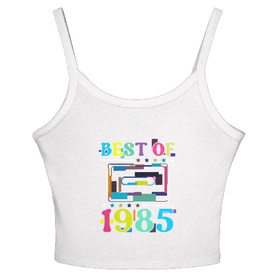 Best Of 1985 | Birthday Women's Spaghetti Strap Tank Top | Birthday Retro