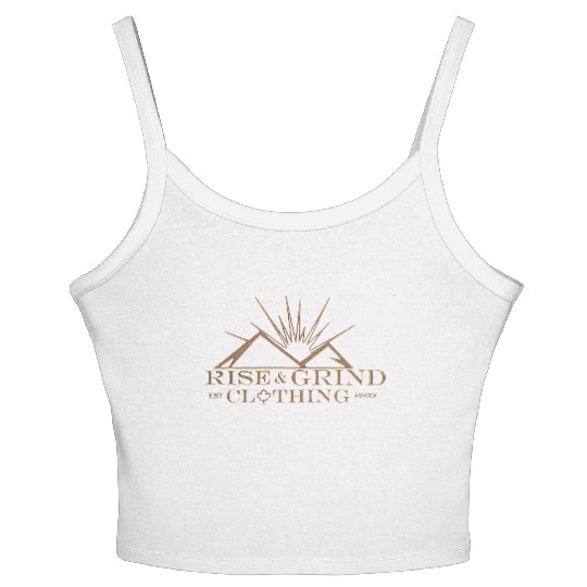 ABOVE THE MOUNTAINS RISE & GRIND CLOTHING CON LOGO Women's Spaghetti Strap Tank Top