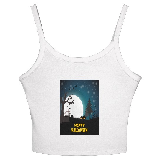 Halloween 01 Women's Spaghetti Strap Tank Top