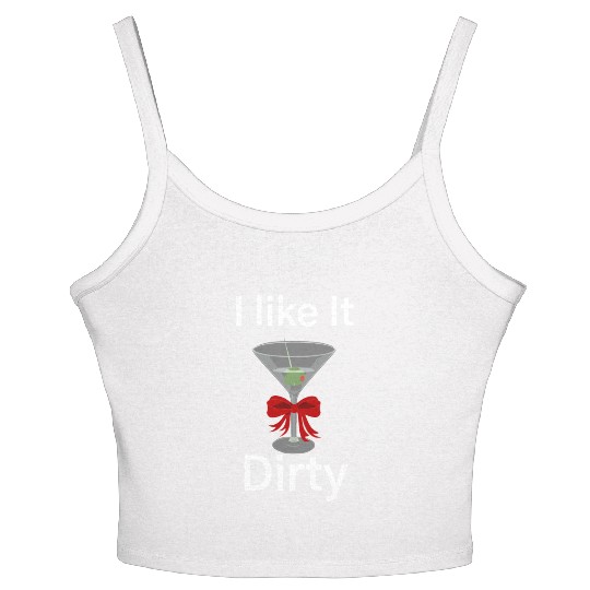 Martini Lover I Like It Dirty Martini Women Men Women's Spaghetti Strap Tank Top