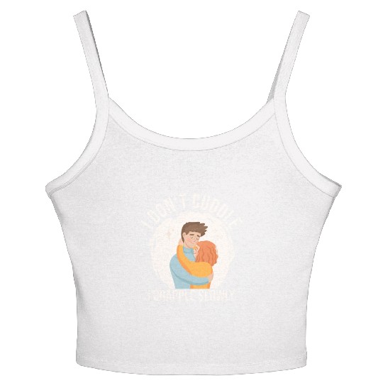 Brazilian Jiu Jitsu Sarcastic Quote MMA BJJ Women's Spaghetti Strap Tank Top