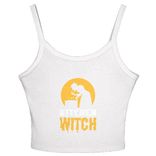 Kitchen Witch Restaurant Owner Gift Women's Spaghetti Strap Tank Top