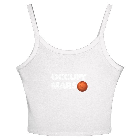 Occupy Mars Women's Spaghetti Strap Tank Top