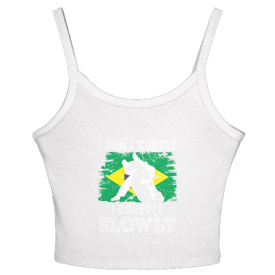 Brazilian Jiu Jitsu Sarcastic Quote MMA BJJ Women's Spaghetti Strap Tank Top