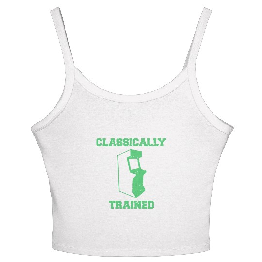 Classically Trained | Arcade player Women's Spaghetti Strap Tank Top