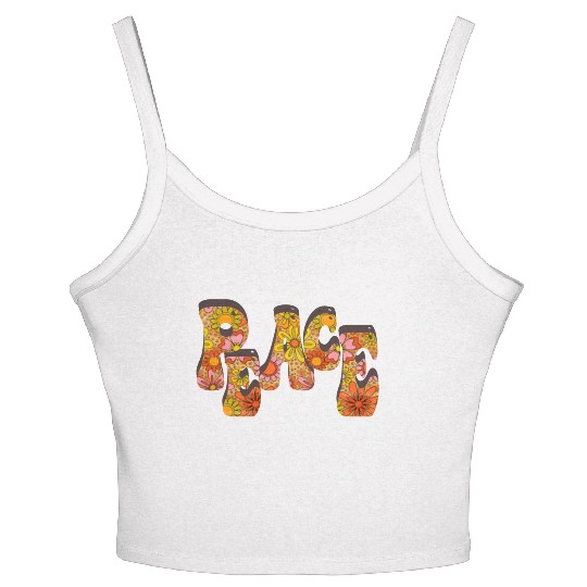 Psychedelic Peace Women's Spaghetti Strap Tank Top