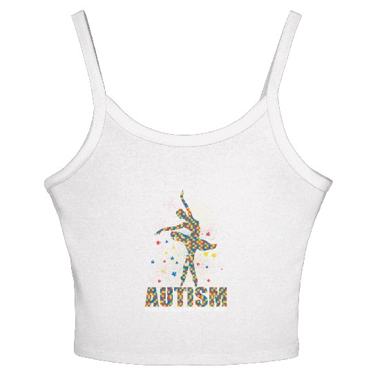 Autism Ballet Dancing To A Different Beat Women Women's Spaghetti Strap Tank Top